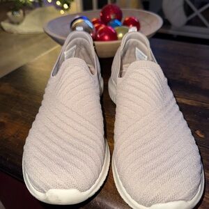 Beige Slip-On Sneakers